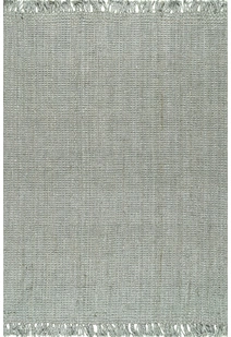 Dyed Jute Grey Hand Woven Rug