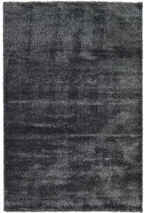 Dream Plain Black Shaggy Rug