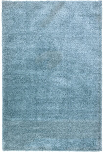 Dream Plain Blue Shaggy Rug