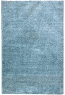 Dream Plain Blue Shaggy Rug