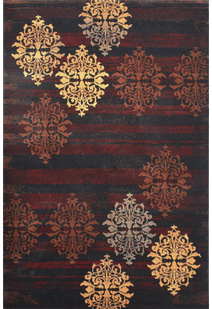 Eliza Modern Floral Emblem Rug