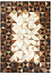 Elena Cow Hide Leather Rug