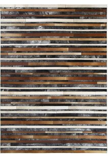 Elena Cow Hide Leather Rug