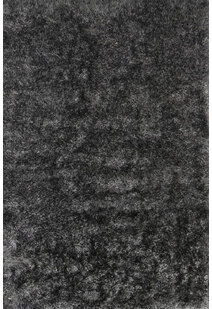 Elisa Silky Soft Grey Shaggy Rug