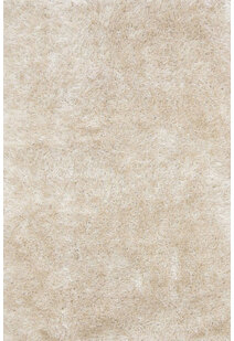 Elisa Plain Beige Thick Shaggy Rug