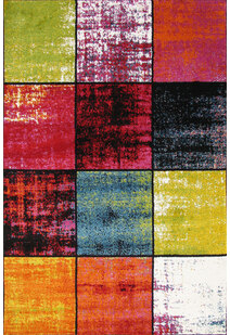 Ellen Modern Square Pattern Rug