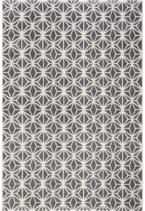 Fabian Geometric Grey Rug