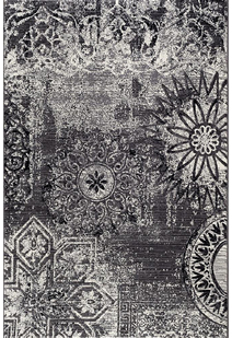 Fabian Ornament Dk Grey Rug