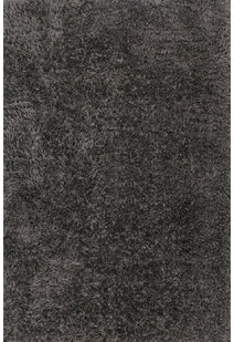 Flavia Plain Black Soft Shaggy Rug