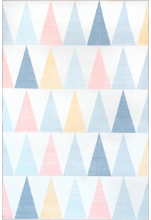 Funtime Triangle Design Kids Rug