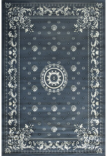 Gil Grey Traditional Medallion Rug