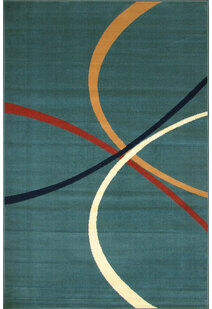Gil Blue Modern Abstract Rug