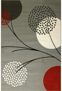 Gil Modern Grey Abstract Rug