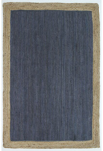 Harrold Woven Blue Jute Rug