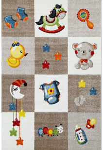 Hello Soft Baby Nursery Kids Rug 