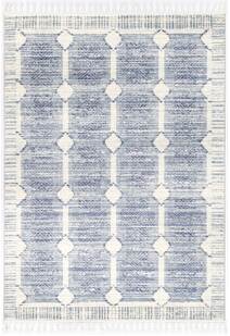 Inti Moroccan Blue Geometric Rug