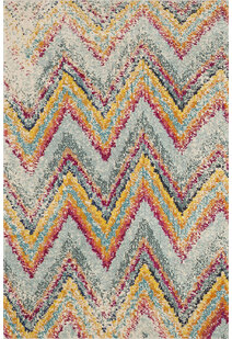 Kara Modern Chevron Striped Rug