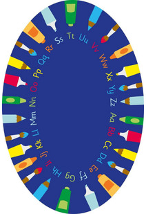Kids Alphabet Pencil Rug