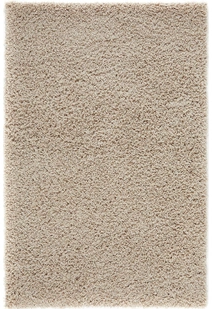 Lara Plain Beige Shaggy Rug