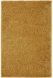 Lara Plain Yellow Shaggy Rug