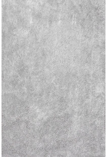 Liam Thick Plain Shaggy Silver Rug