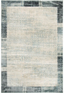 Lisa Contemporary Border Rug