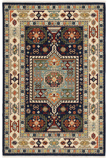 Leah Classic Medallion Wool Rug
