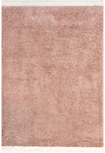 Lucy Pink Moroccan Tassel Rug
