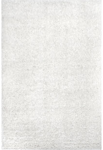 Luis Plain Cream Shaggy Rug