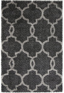 Lusso Moroccan Trellis Shag Rug