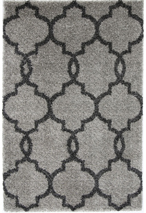 Lusso Trellis Moroccan Shaggy Rug