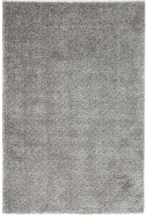 Lusso Thick Plain Grey Shaggy Rug