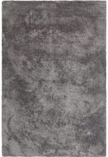 Levis Plain Grey Thick Shaggy Rug
