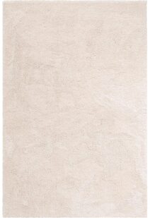 Levis Plain Ivory Thick Shaggy Rug
