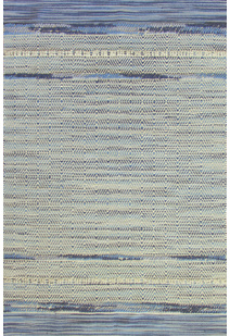 Medea Blue Flatweave Wool Rug