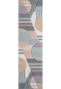 Marvel Modern Geometric Rug (Size 300 x 80cm) RUNNER