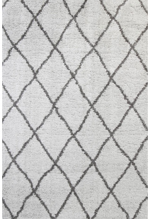 Maya Moroccan Trellis Shaggy Rug