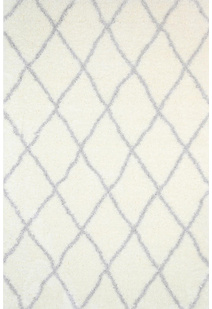 Maya Moroccan Trellis Shaggy Rug