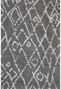 Maya Grey Moroccan Tribal Rug