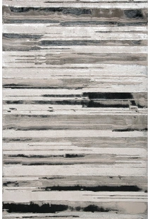 Mosaic Monotone Striped Rug