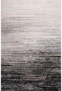 Mosaic Monotone Striped Rug