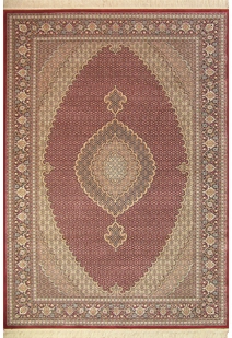 Mona Red Oriental Fringed Rug