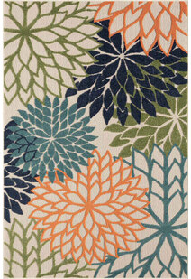 Miko Indoor / Outdoor Floral Rug
