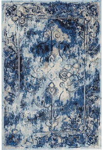 Large View Melissa Blue Transitional Rug