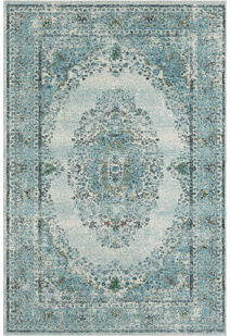 Messi Aqua Classic Overdyed Rug