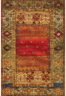 Marly Geometric Border Rug