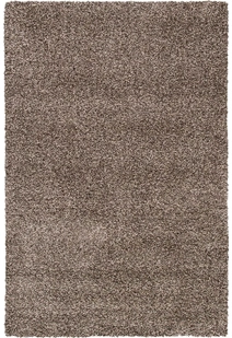 Natura Plain Brown Shaggy Rug