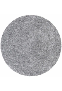 Natura Plain Grey Shaggy Rug(Size 240 x 240cm) ROUND