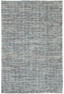 Natura Teal Wool Flatweave Rug
