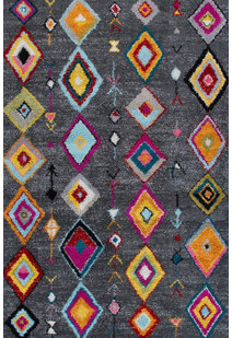 Nordic Moroccan Diamond Rug